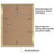 Americanflat 2 Pack of Picture Frames with Mat - Plexiglass Cover